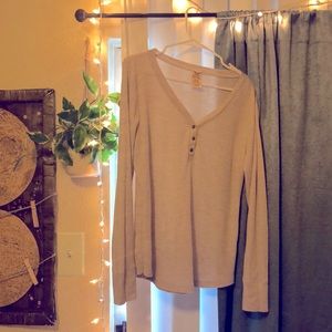 Faded Glory Tan Shirt